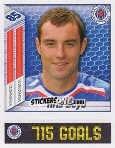 Cromo Kris Boyd - Scottish Premier League 2007-2008 - Panini