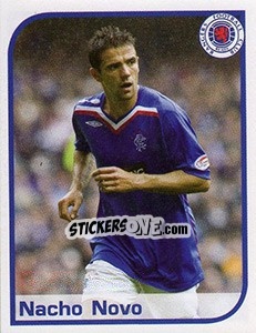 Cromo Nacho Novo - Scottish Premier League 2007-2008 n. 396 - Panini