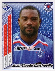 Sticker Jean-Claude Darcheville - Scottish Premier League 2007-2008 n. 397 - Panini