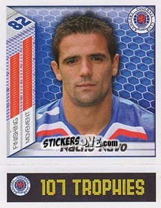 Cromo Nacho Novo - Scottish Premier League 2007-2008 n. 398 - Panini