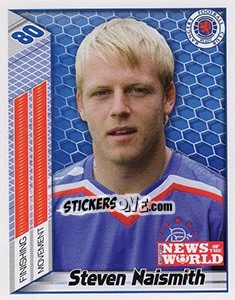 Sticker Steven Naismith - Scottish Premier League 2007-2008 n. 399 - Panini