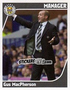 Sticker Gus MacPherson - Scottish Premier League 2007-2008 n. 402 - Panini