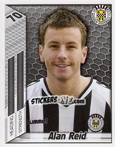 Figurina Alan Reid - Scottish Premier League 2007-2008 - Panini