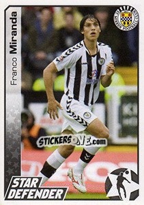 Sticker Franco Miranda - Scottish Premier League 2007-2008 n. 413 - Panini