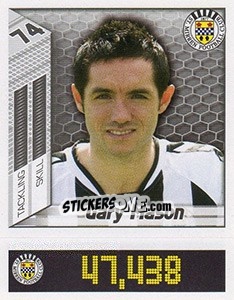 Sticker Gary Mason - Scottish Premier League 2007-2008 n. 415 - Panini