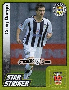 Sticker Craig Dargo - Scottish Premier League 2007-2008 n. 419 - Panini