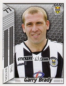 Sticker Garry Brady - Scottish Premier League 2007-2008 n. 420 - Panini