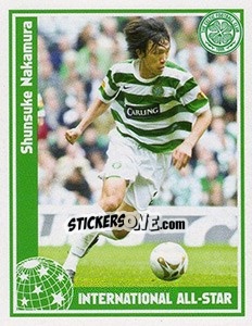 Cromo Shunsuke Nakamura - Scottish Premier League 2007-2008 - Panini