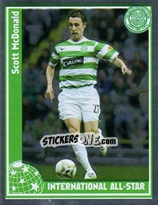 Sticker Scott McDonald - Scottish Premier League 2007-2008 n. 436 - Panini