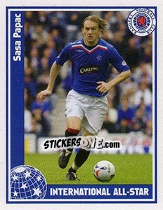 Figurina Sasa Papac - Scottish Premier League 2007-2008 - Panini