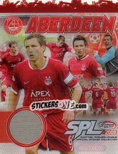 Cromo Aberdeen - Scottish Premier League 2007-2008 - Panini