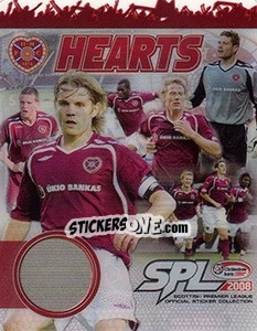 Figurina Hearts - Scottish Premier League 2007-2008 n. F - Panini