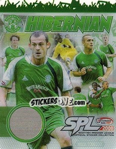 Sticker Hibs - Scottish Premier League 2007-2008 n. G - Panini