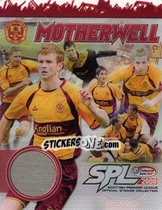 Cromo Motherwell - Scottish Premier League 2007-2008 n. J - Panini