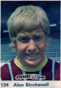 Sticker Alan Birchenall - Top Teams 1971-1972
 n. 134 - Marshall Cavendish
