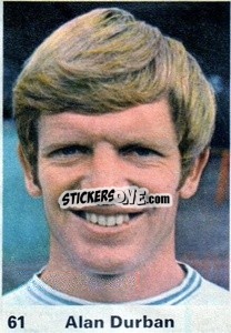Sticker Alan Durban - Top Teams 1971-1972
 - Marshall Cavendish
