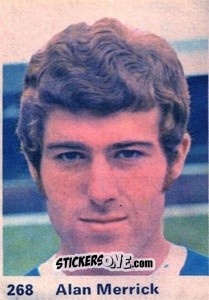 Sticker Alan Merrick - Top Teams 1971-1972
 n. 268 - Marshall Cavendish
