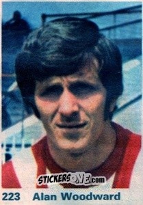 Sticker Alan Woodward - Top Teams 1971-1972
 n. 223 - Marshall Cavendish
