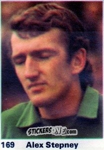 Sticker Alex Stepney - Top Teams 1971-1972
 n. 169 - Marshall Cavendish
