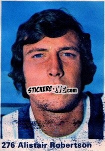 Sticker Alistair Robertson - Top Teams 1971-1972
 - Marshall Cavendish

