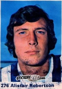 Sticker Alistair Robertson - Top Teams 1971-1972
 n. 276 - Marshall Cavendish
