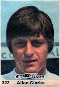 Sticker Allan Clarke - Top Teams 1971-1972
 n. 322 - Marshall Cavendish
