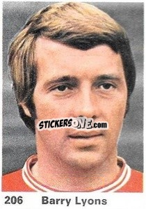 Sticker Barry Lyons - Top Teams 1971-1972
 - Marshall Cavendish
