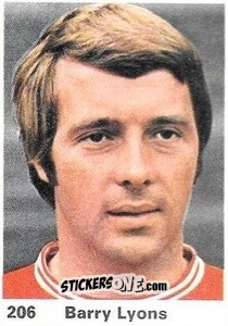Sticker Barry Lyons - Top Teams 1971-1972
 n. 206 - Marshall Cavendish
