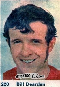 Sticker Bill Dearden - Top Teams 1971-1972
 n. 220 - Marshall Cavendish
