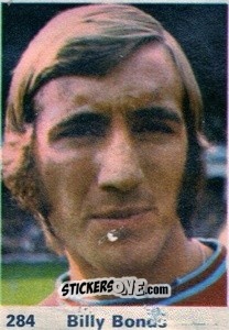 Figurina Billy Bonds - Top Teams 1971-1972
 n. 284 - Marshall Cavendish
