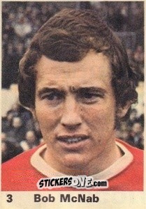 Sticker Bob McNab - Top Teams 1971-1972
 n. 3 - Marshall Cavendish
