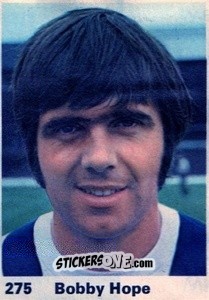 Sticker Bobby Hope - Top Teams 1971-1972
 n. 275 - Marshall Cavendish
