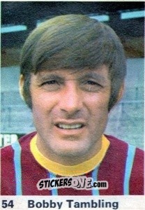 Cromo Bobby Tambling - Top Teams 1971-1972
 n. 54 - Marshall Cavendish
