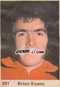 Sticker Brian Evans - Top Teams 1971-1972
 - Marshall Cavendish
