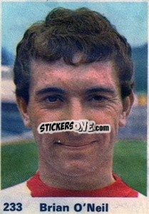 Sticker Brian O'Neil - Top Teams 1971-1972
 - Marshall Cavendish
