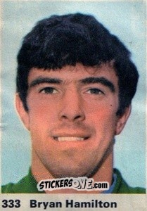 Sticker Bryan Hamilton - Top Teams 1971-1972
 n. 333 - Marshall Cavendish
