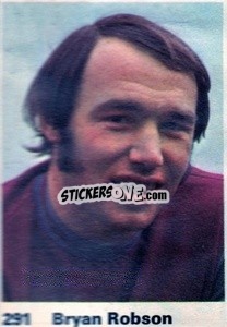 Sticker Bryan Robson - Top Teams 1971-1972
 - Marshall Cavendish
