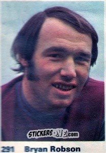 Cromo Bryan Robson - Top Teams 1971-1972
 n. 291 - Marshall Cavendish
