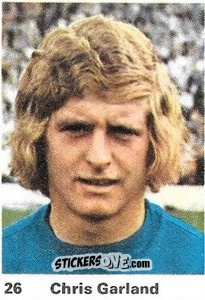 Sticker Chris Garland - Top Teams 1971-1972
 n. 26 - Marshall Cavendish
