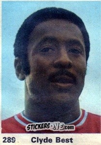 Sticker Clyde Best - Top Teams 1971-1972
 n. 289 - Marshall Cavendish
