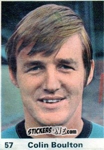 Sticker Colin Boulton - Top Teams 1971-1972
 n. 57 - Marshall Cavendish
