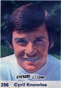 Sticker Cyril Knowles - Top Teams 1971-1972
 n. 256 - Marshall Cavendish
