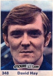 Sticker David Hay - Top Teams 1971-1972
 n. 348 - Marshall Cavendish
