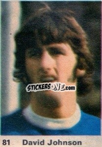 Sticker David Johnson - Top Teams 1971-1972
 - Marshall Cavendish
