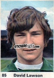 Sticker David Lawson - Top Teams 1971-1972
 - Marshall Cavendish
