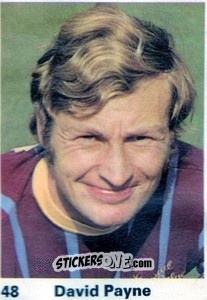 Cromo David Payne - Top Teams 1971-1972
 n. 48 - Marshall Cavendish
