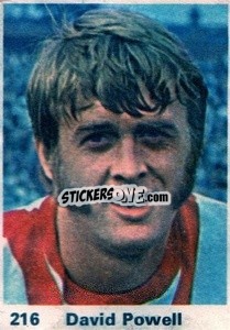 Sticker David Powell - Top Teams 1971-1972
 - Marshall Cavendish
