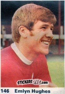 Sticker Emlyn Hughes - Top Teams 1971-1972
 n. 146 - Marshall Cavendish
