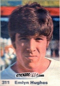 Sticker Emlyn Hughes - Top Teams 1971-1972
 n. 311 - Marshall Cavendish
