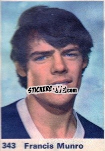 Sticker Francis Munro - Top Teams 1971-1972
 - Marshall Cavendish
